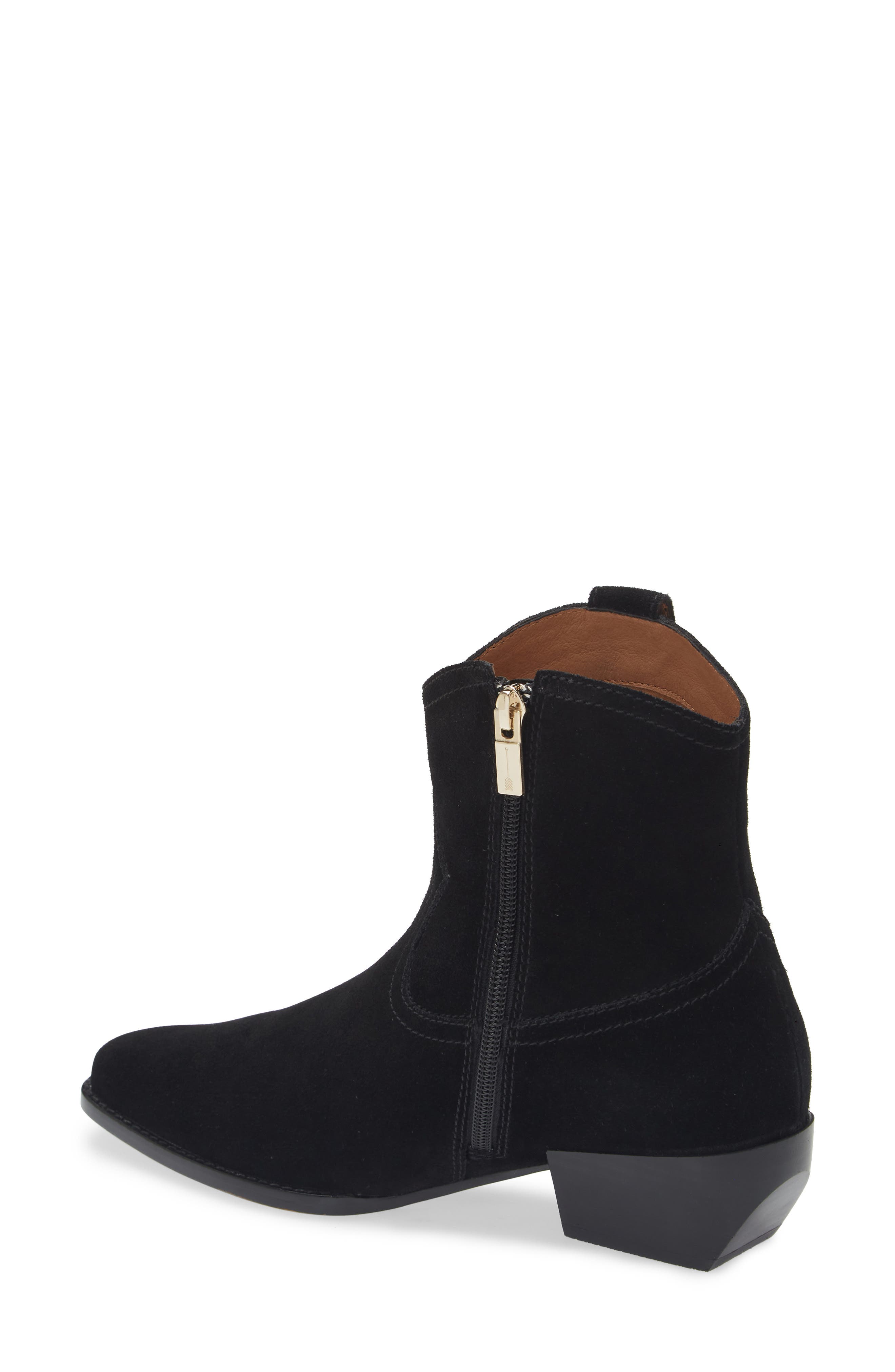 FRANKIE4 Shadow Bootie, Alternate, color, Black Suede