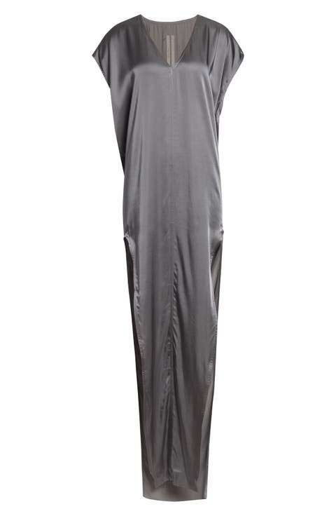 Arrowhead Satin Shift Gown