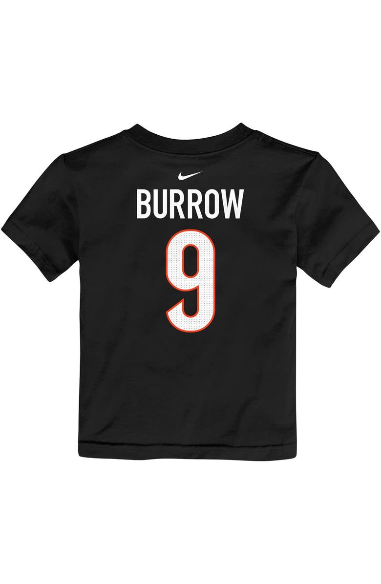 Nike Toddler Nike Joe Burrow Black Cincinnati Bengals Player Name & Number T-Shirt, Alternate, color, Black