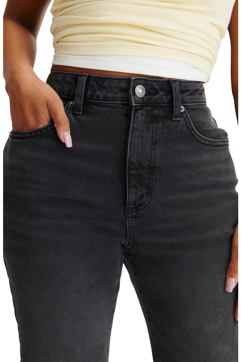 Women's Curvy Flare Jean, Alternate, color, Onyx Black