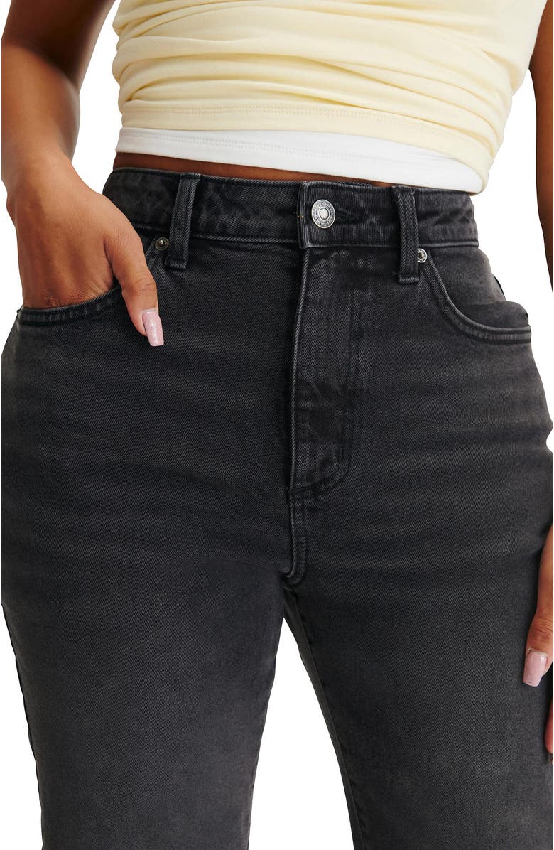Cotton On Women's Curvy Flare Jean, Alternate, color, Onyx Black