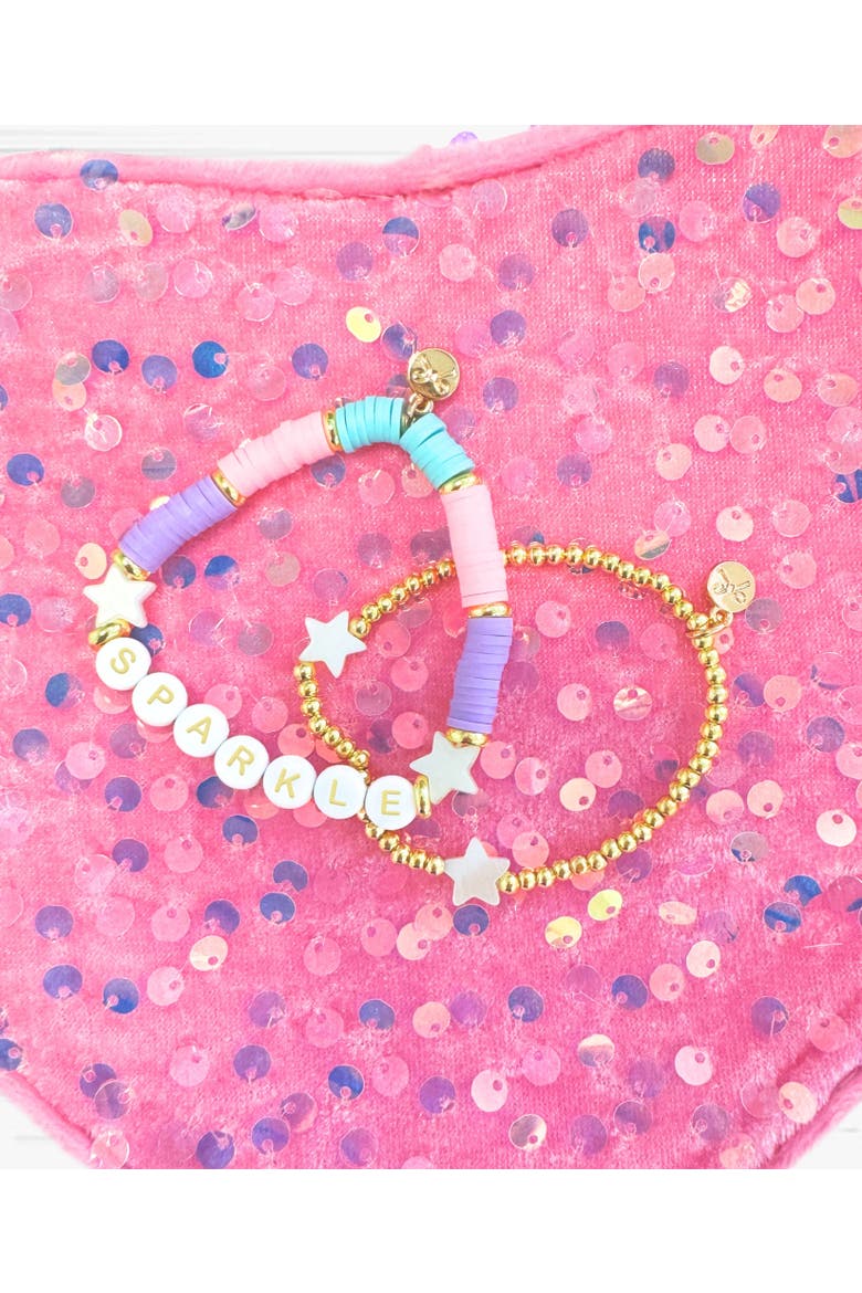 Sparkle Girls' Bracelet Gift Set, Main, color, Purple