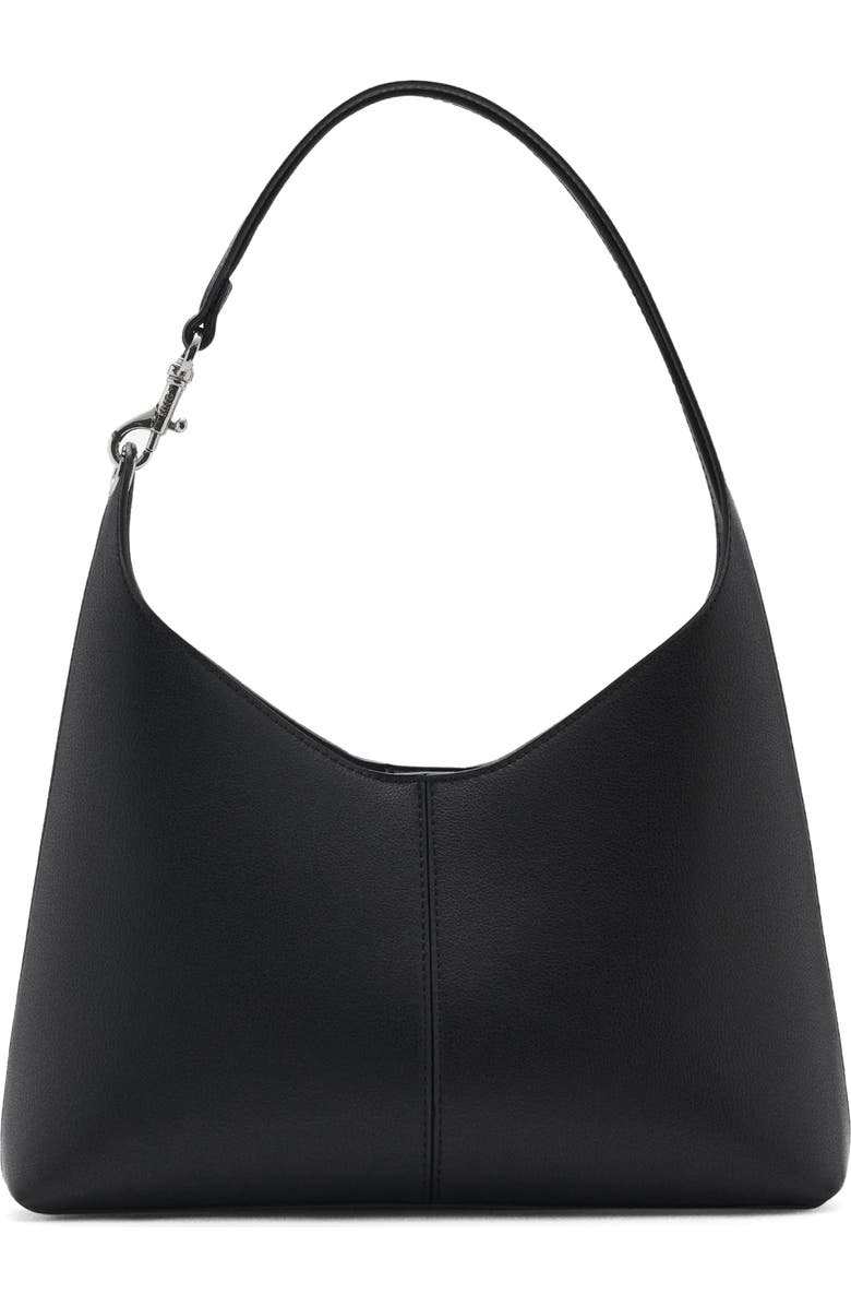 MANGO Faux Leather Shopping Tote, Main, color,