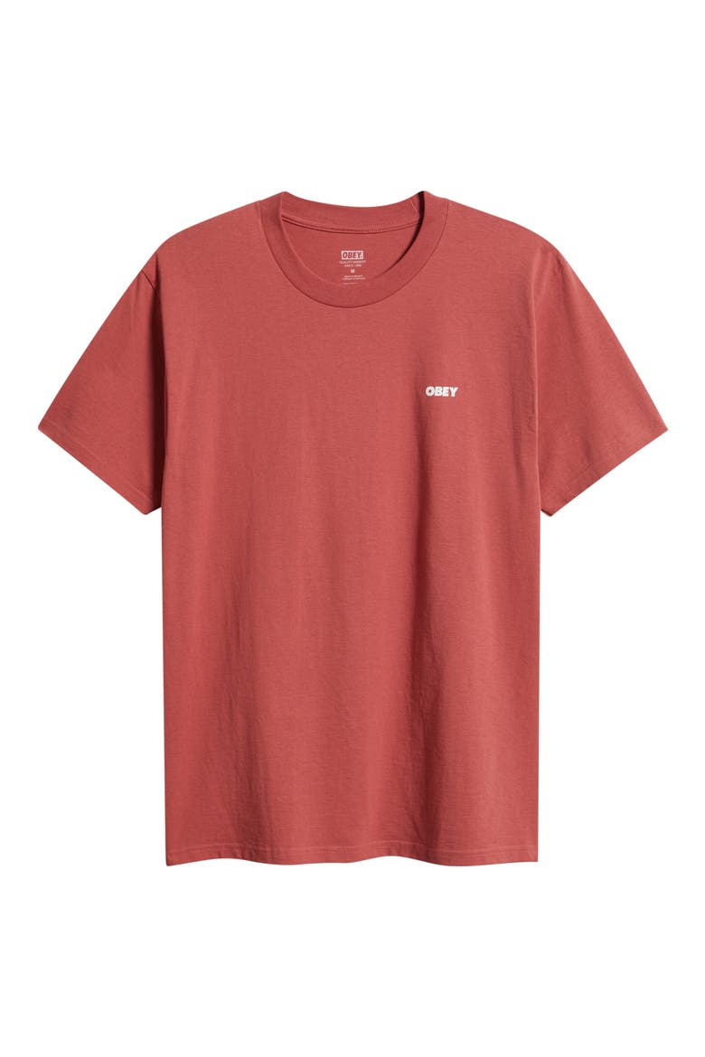 The Medium Is the Message Graphic T-Shirt, Alternate, color, MINERAL RED