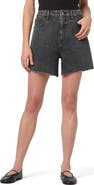 Hudson Jeans Relaxed Grommet Band Raw Hem Shorts