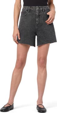 Hudson Jeans Relaxed Grommet Band Raw Hem Shorts