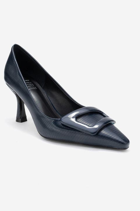 Astra Buckle Pointed Toe Pump