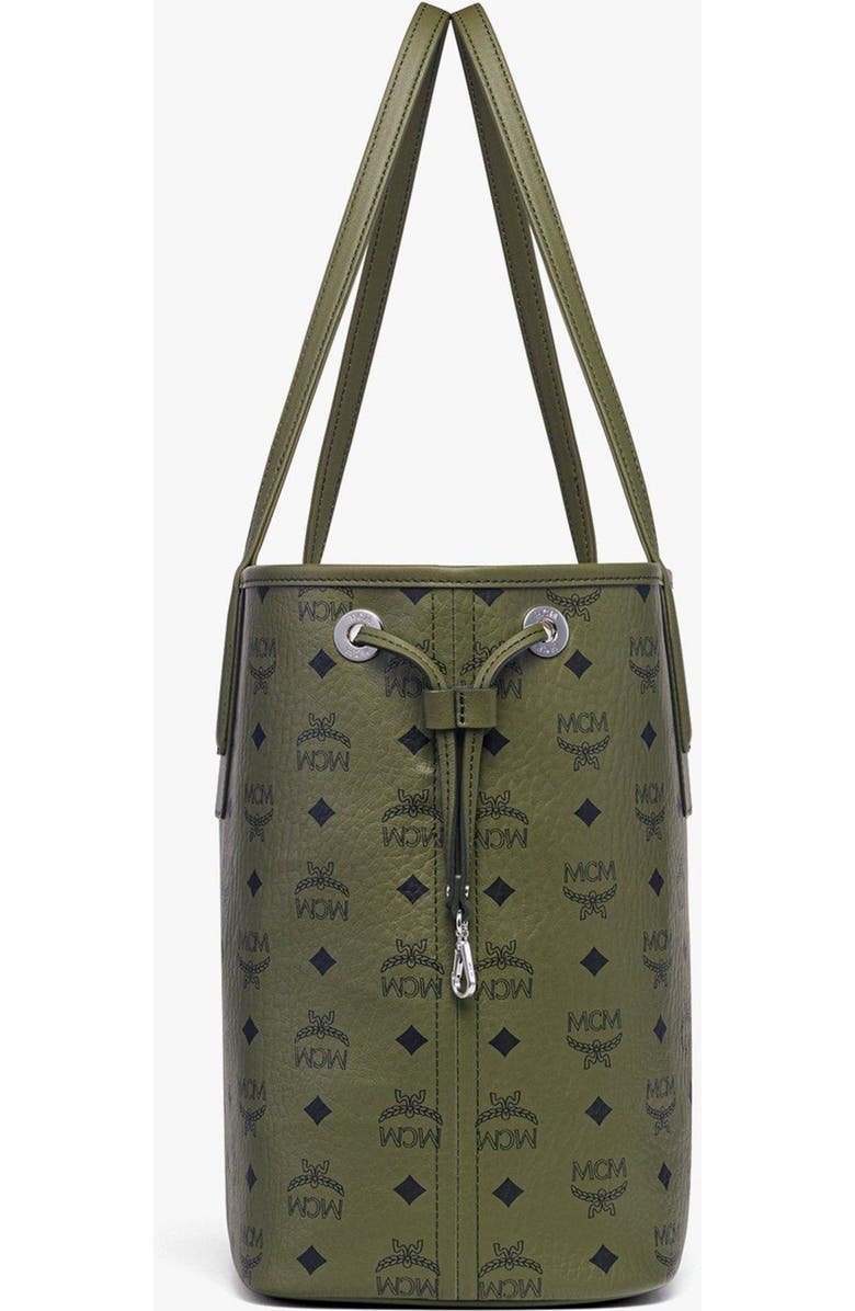 MCM Medium Liz Shopper in Visetos, Alternate, color,