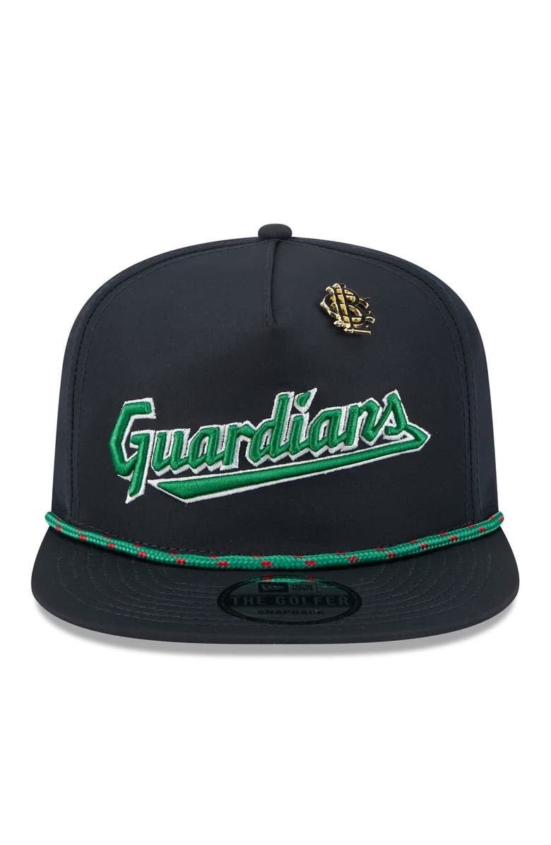 New Era Men's New Era Navy Cleveland Guardians 2025 Big League Chew Golfer Snapback Hat, Alternate, color, Navy