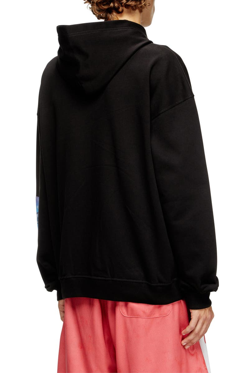 DIESEL<sup>®</sup> S-Boxt Graphic Hoodie, Alternate, color, Deep/ Black