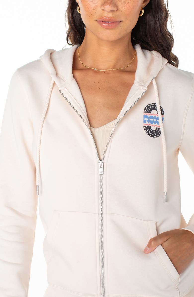 Roxy Evening Hike Fleece Zip Hoodie, Alternate, color, Pink Champ