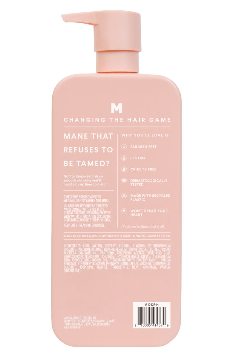 MONDAY HAIRCARE Smooth Conditioner - 27 oz., Alternate, color, Pink