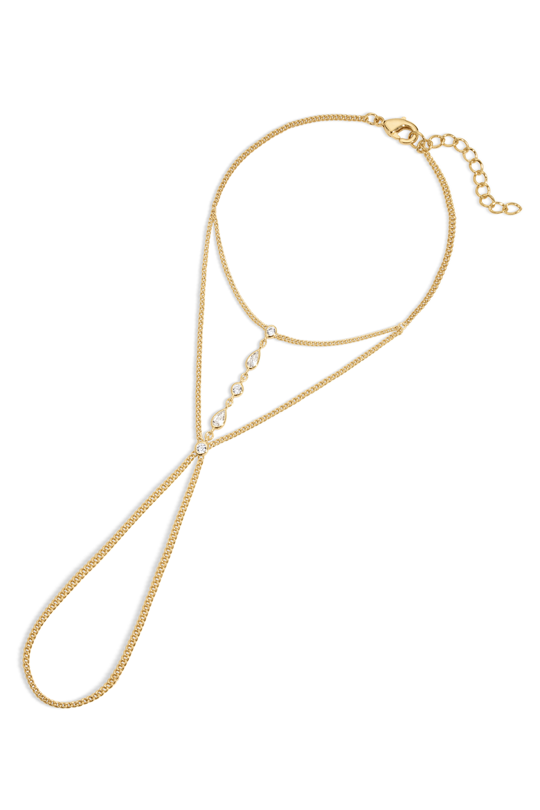 Runaway Hand Chain, Main, color, GOLD