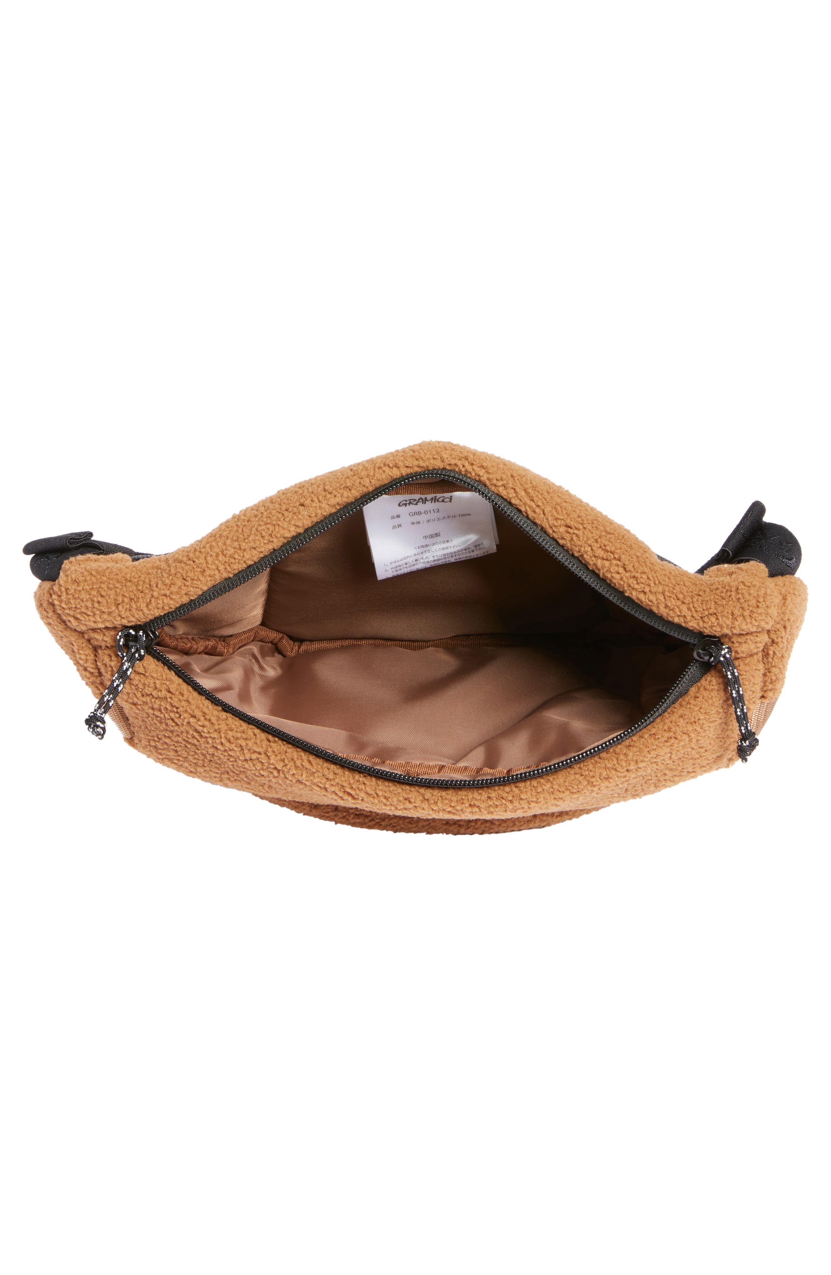 Fleece Body Belt Bag, Alternate, color, COYOTE