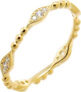 BY ADINA EDEN Pavé Beaded Marquise Ring