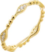 BY ADINA EDEN Pavé Beaded Marquise Ring