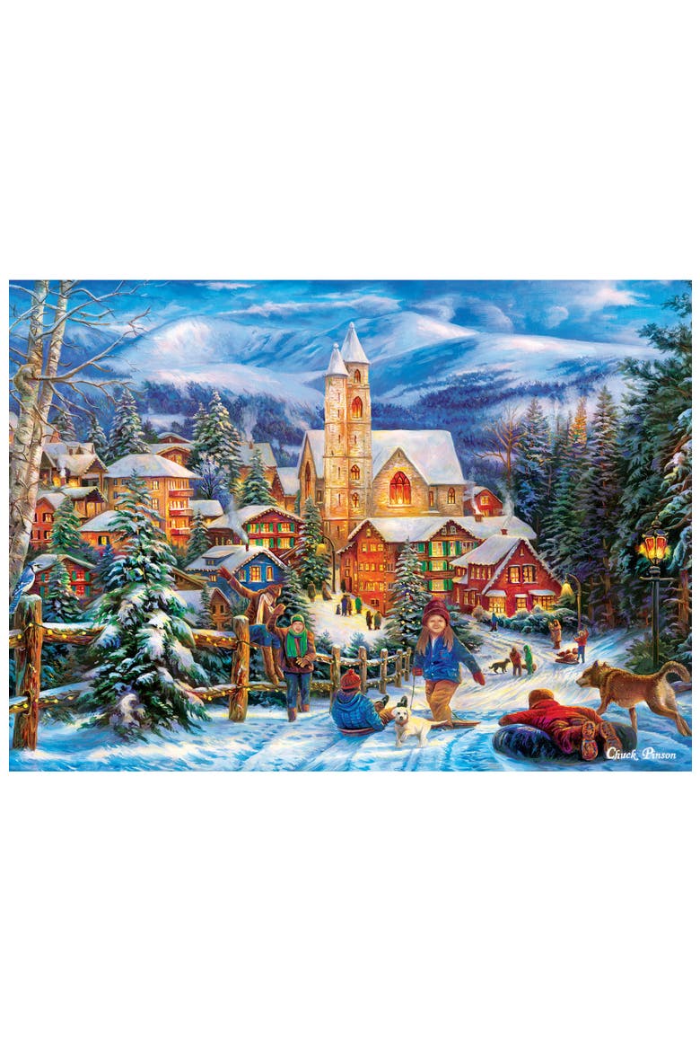 Sledding Home 1000 Piece Jigsaw Puzzle, Alternate, color, Multicolor