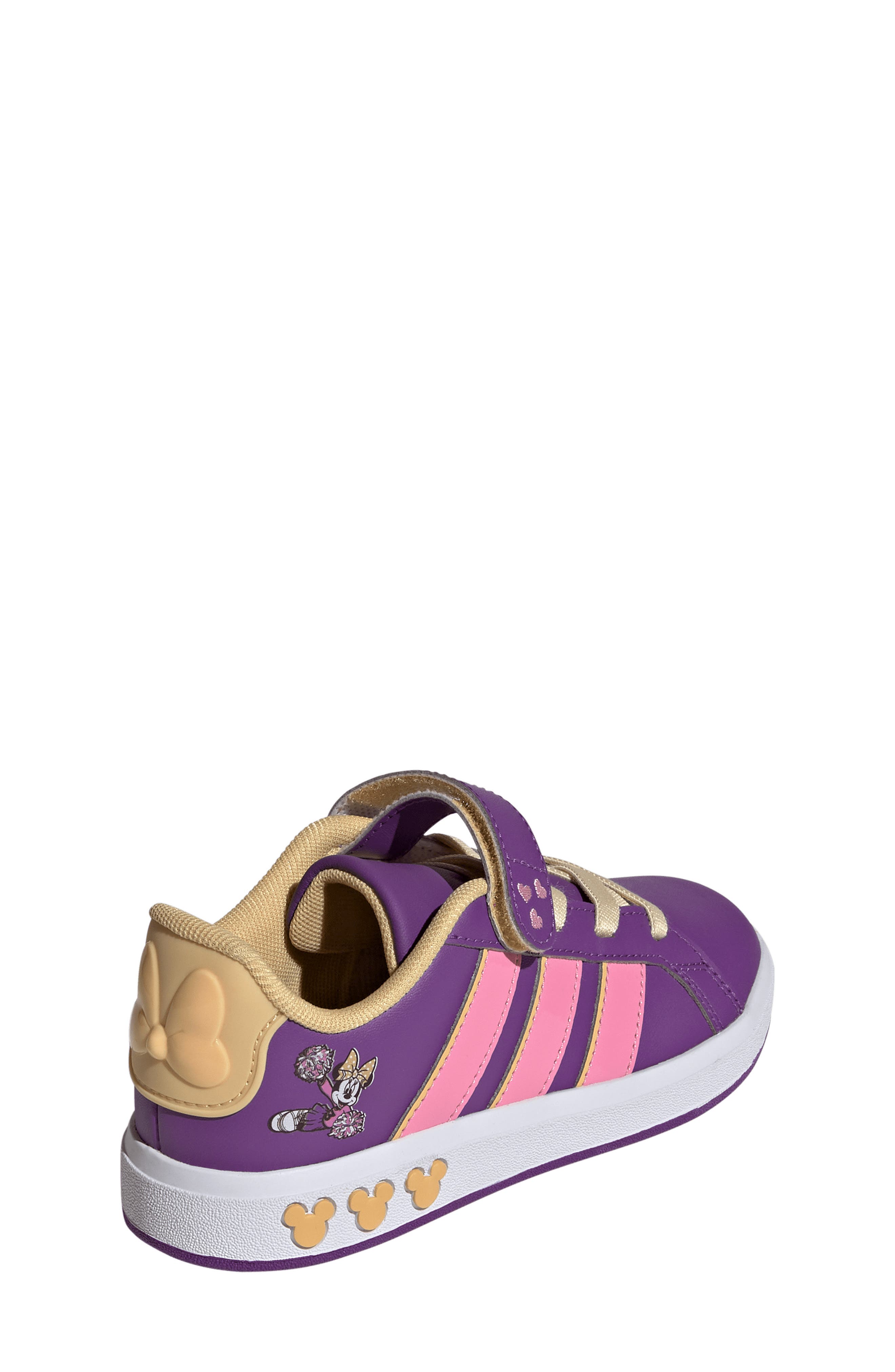 x Marvel Kids' Grand Court Sneaker, Alternate, color, PURPLE/ ST TROPIC BLOOM/ WHITE