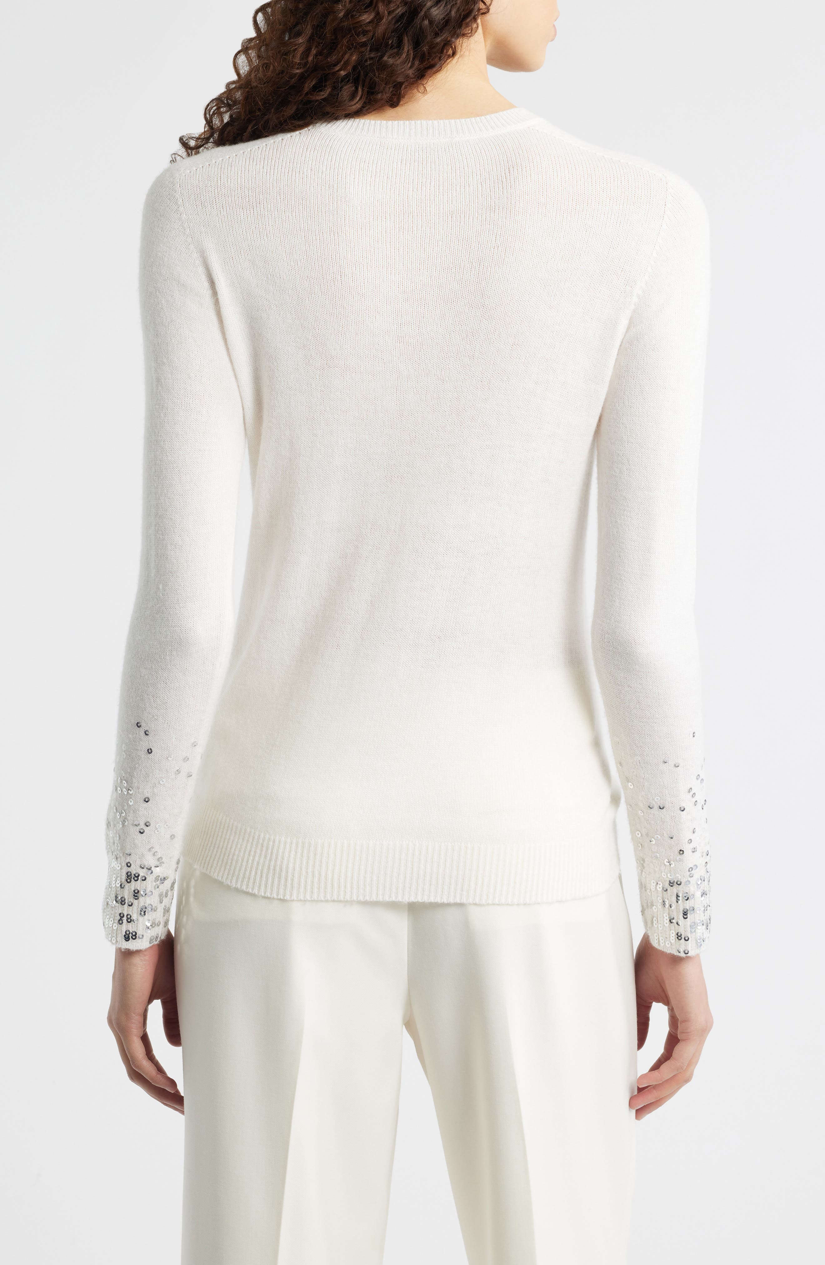 Lainey Sequin Cuff Sweater - image 2