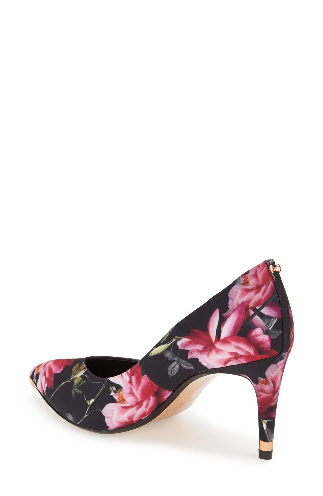Ted Baker London 'Charmesa 2' Floral Satin Pump, Alternate, color, 