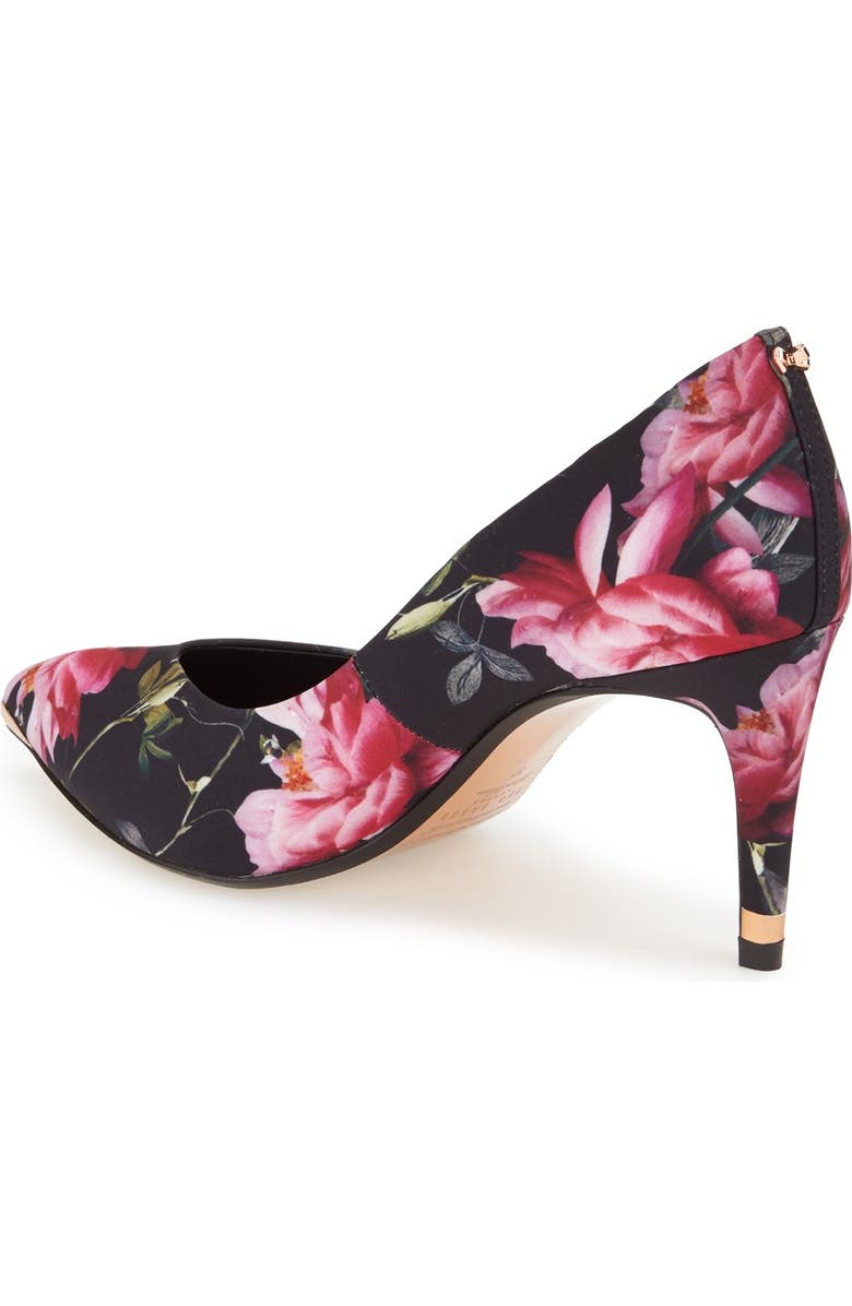 Ted Baker London 'Charmesa 2' Floral Satin Pump, Alternate, color,
