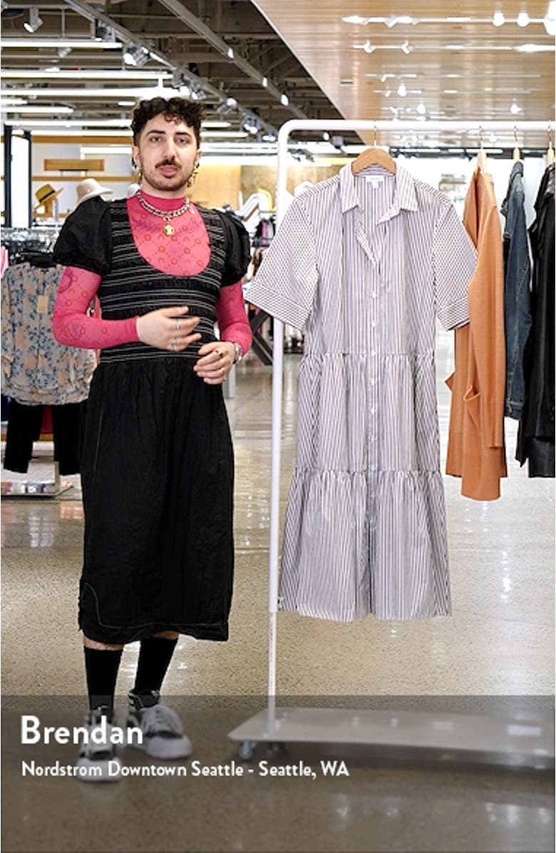 Women's Tiered Shirtdress, sales video thumbnail