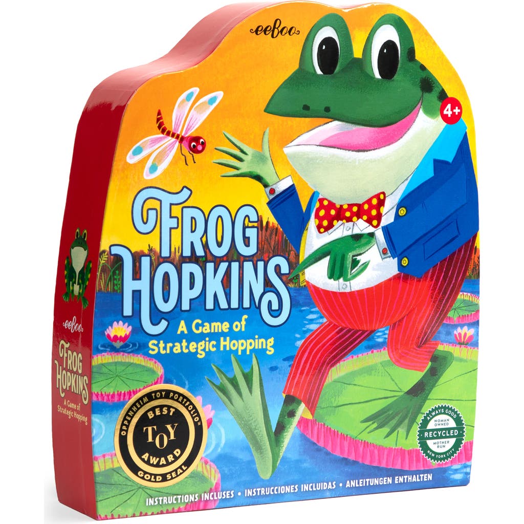 eeBoo Frog Hopkins Board Game in Multi  product