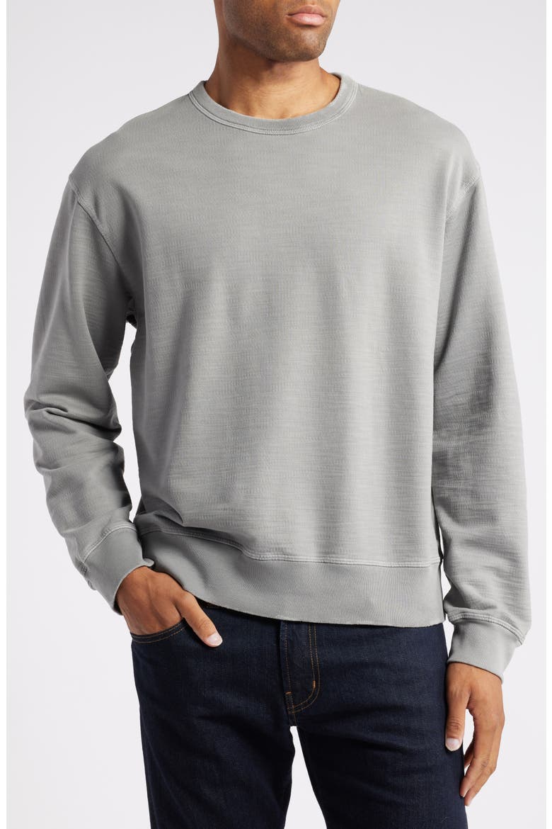 Arc Crewneck Cotton Sweatshirt, Main, color, 5 YEARS INK STONE