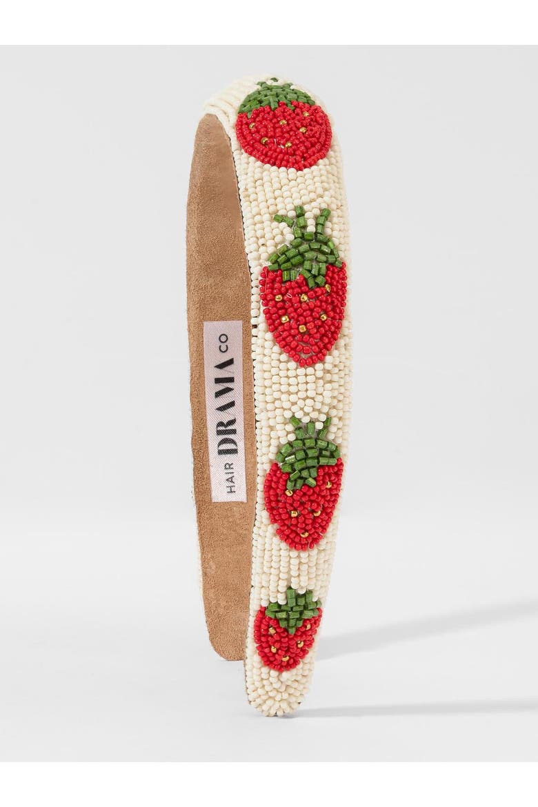 Strawberry Fields Headband, Main, color, Ivory