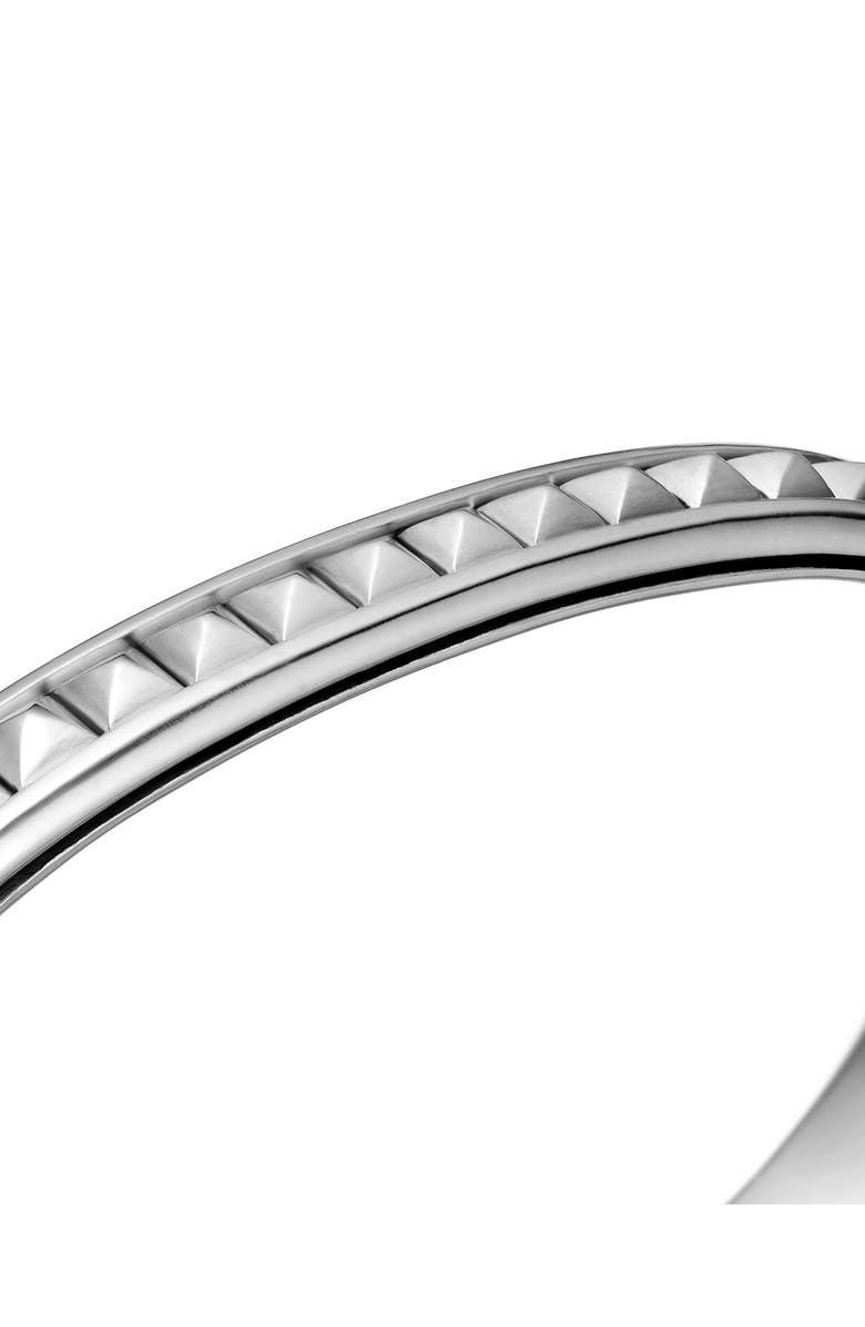 David Yurman Pyramid Cuff Bracelet in Sterling Silver, 7mm, Alternate, color, Silver