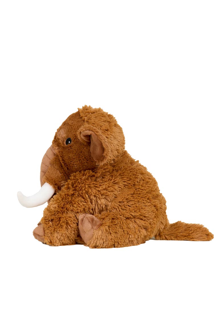 Wooly Mammoth Plush Toy, Alternate, color, Brown