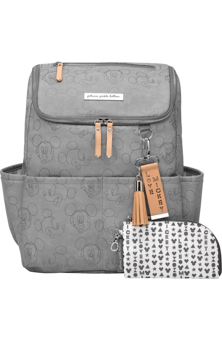 Petunia Pickle Bottom x Disney Mickey Mouse Method Diaper Backpack, Main, color,