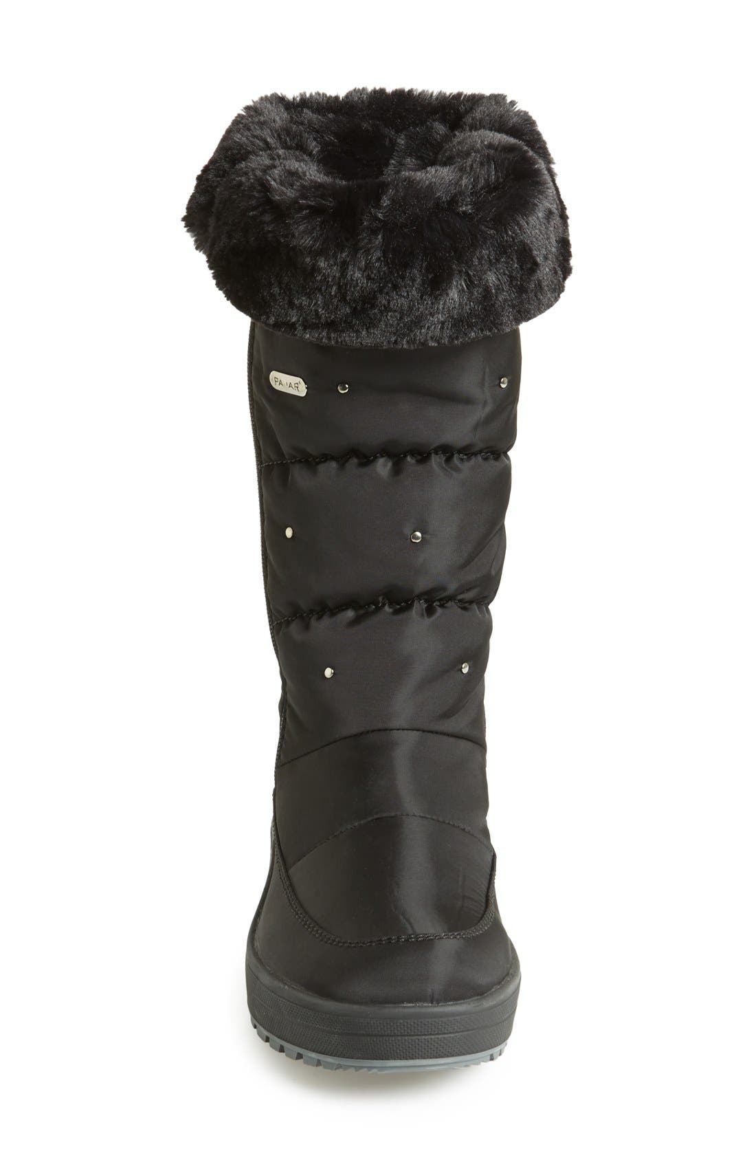 'Varsovie 2' Waterproof Boot, Alternate, color, BLACK