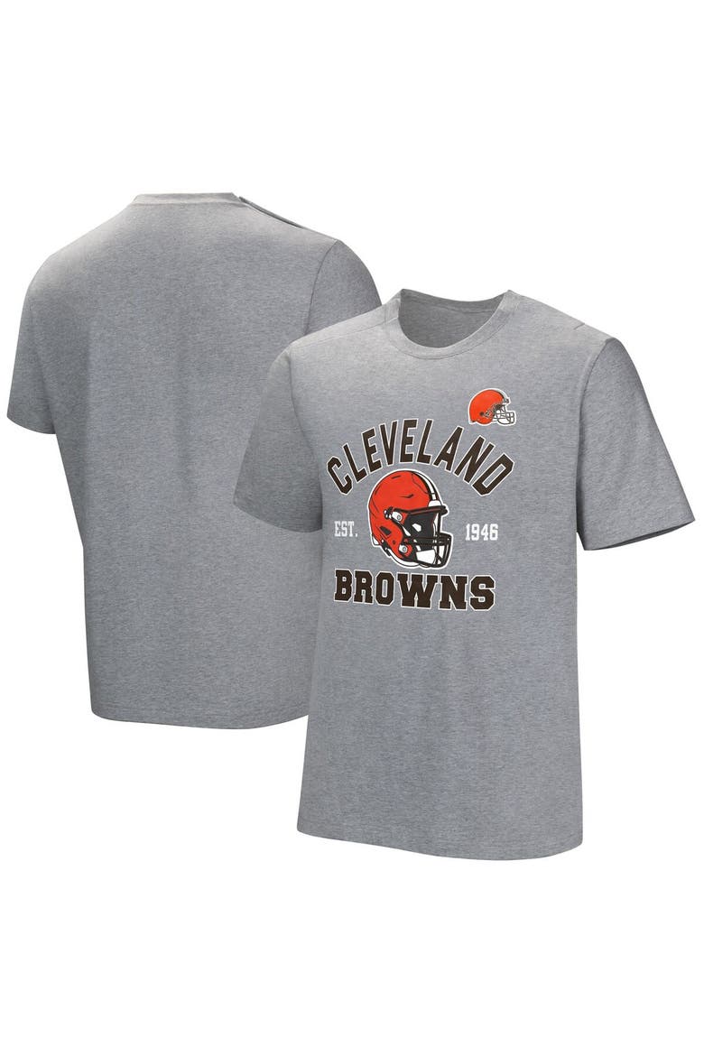 Men's  Gray Cleveland Browns Tackle Adaptive T-Shirt, Main, color, Gray