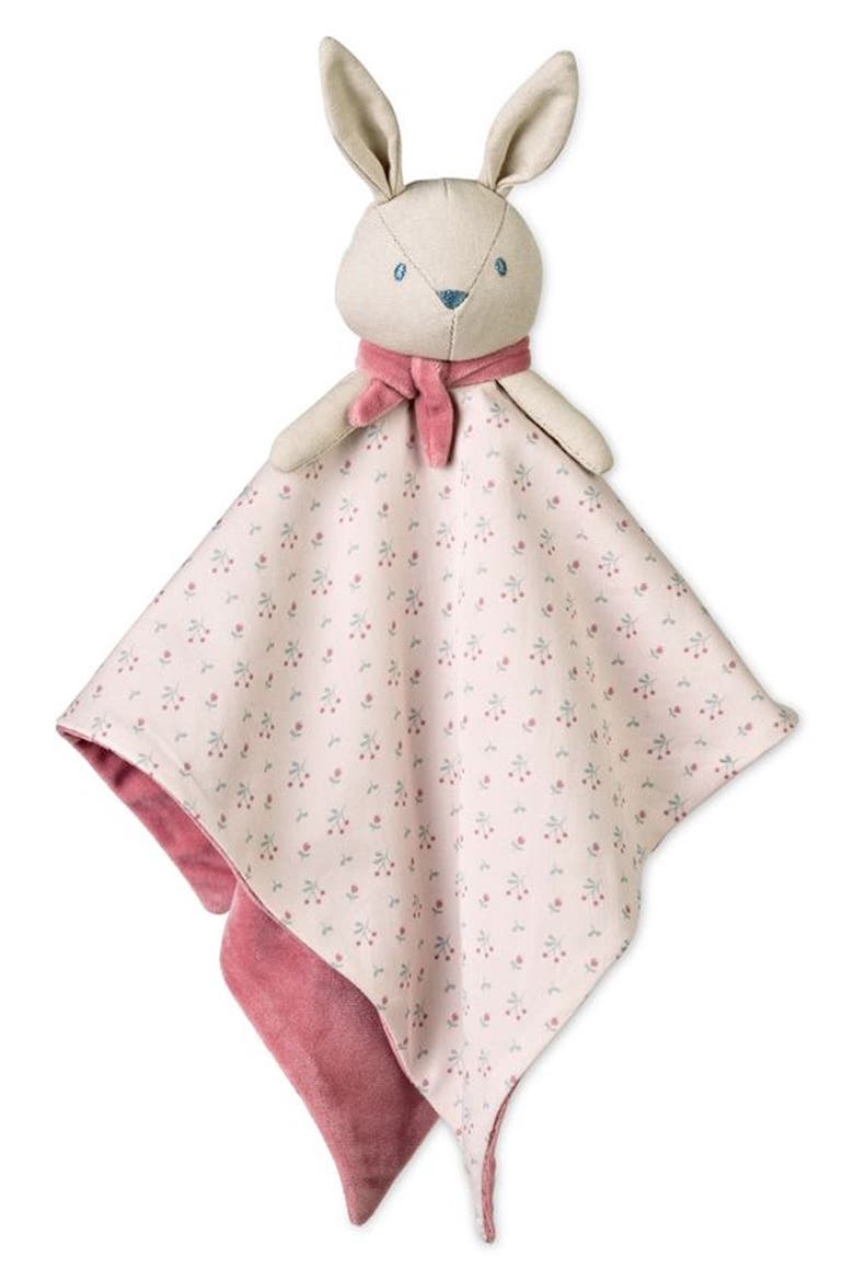 Bunnies Doudou Bunny Lovey, Main, color, DUSTY PINK