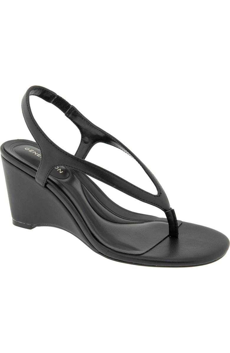 BCBGeneration Serenity Wedge Sandal, Main, color, Black