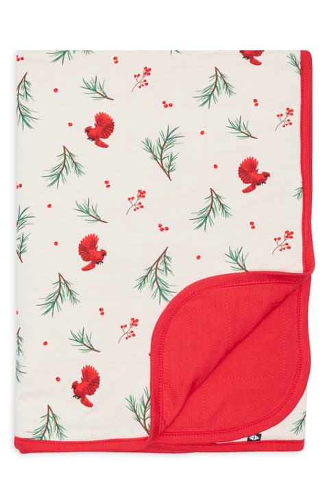 Winter Berry Baby Blanket