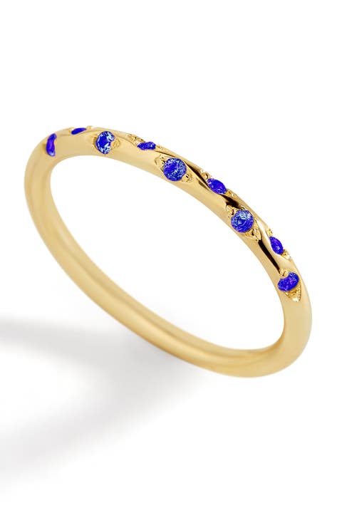 Dainty Constellation Birthstone Ring