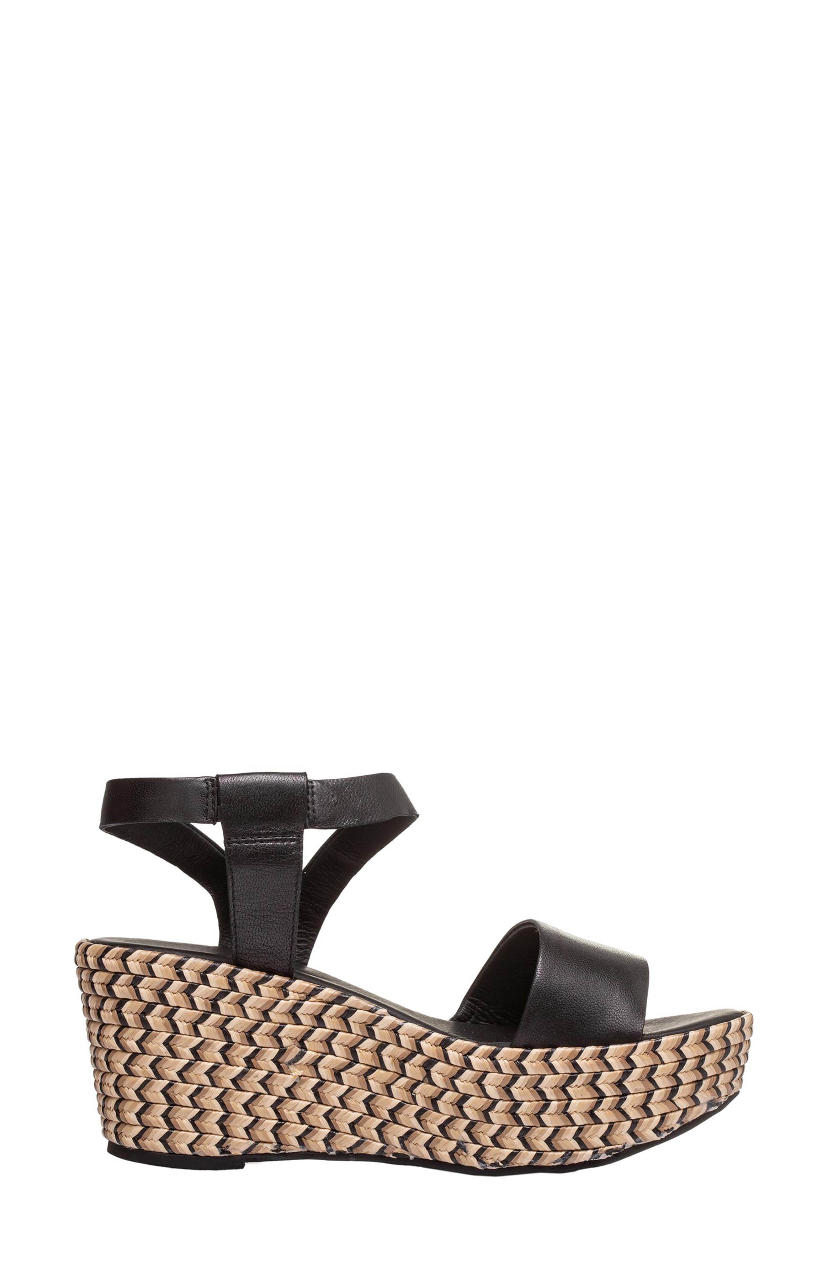 ANTELOPE Kassa Espadrille Platform Sandal, Alternate, color, Black