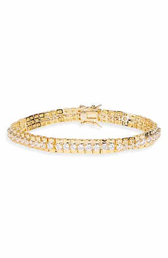 NORDSTROM RACK Cubic Zirconia Inset Tennis Bracelet