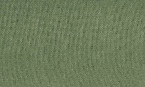 Azores Home Solid Flannel Sheet Set In Green