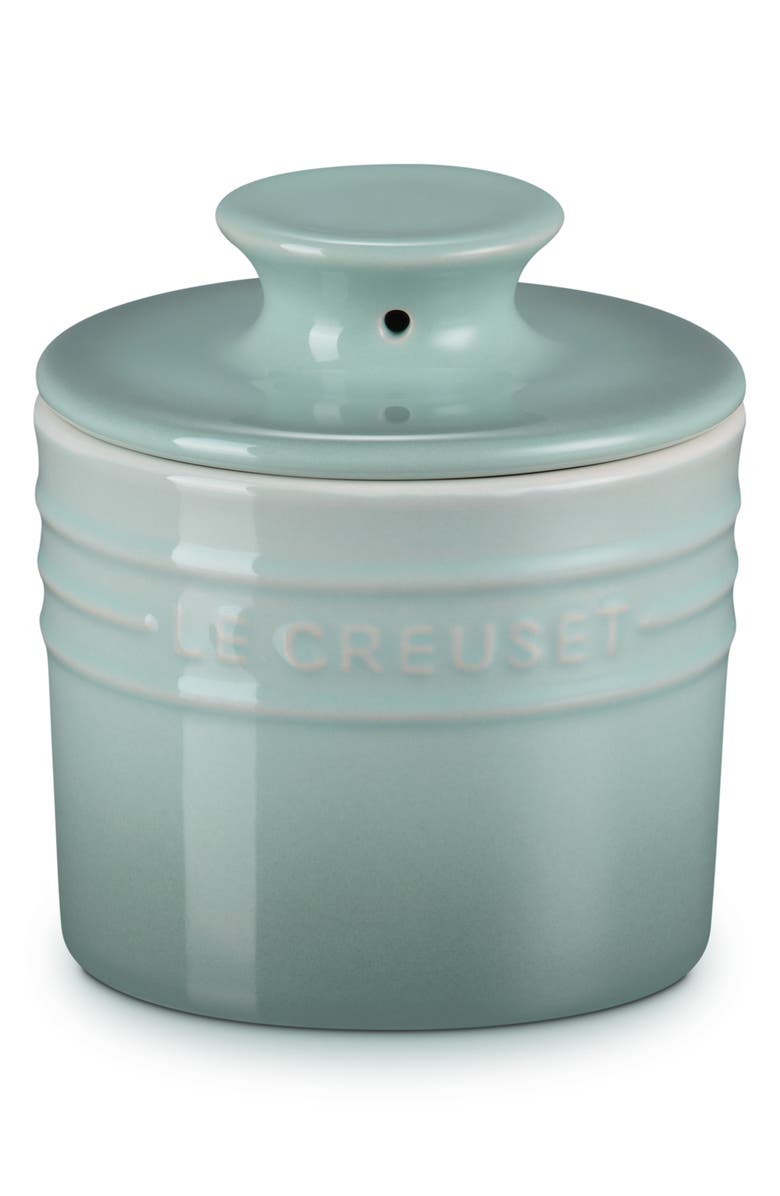 Le Creuset Stoneware Butter Crock, Main, color, Sea Salt