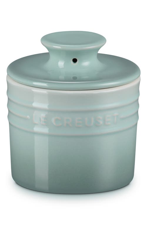 Le Creuset Stoneware Butter Crock In Blue