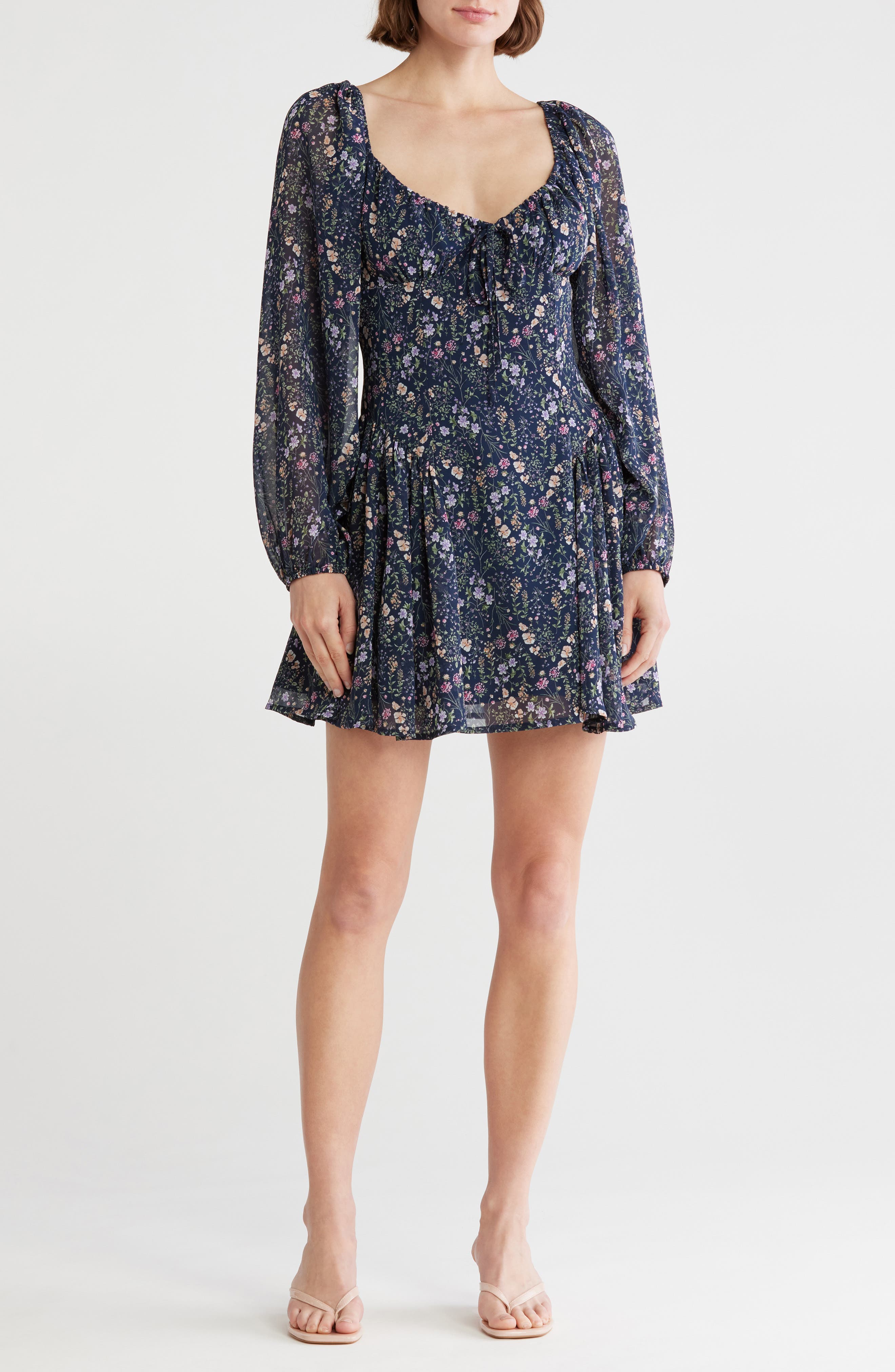 Lush Long Sleeve Minidress