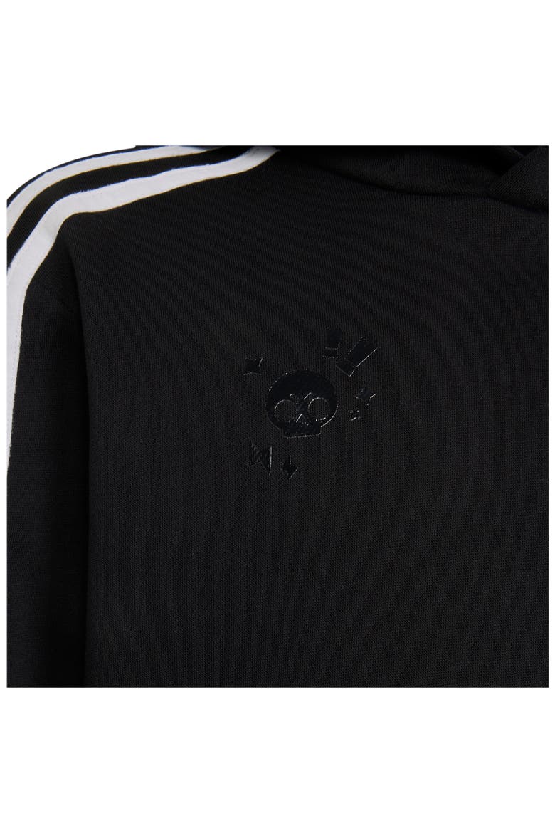 Kids' GFX Graphic Hoodie, Alternate, color, BLACK/ WHITE