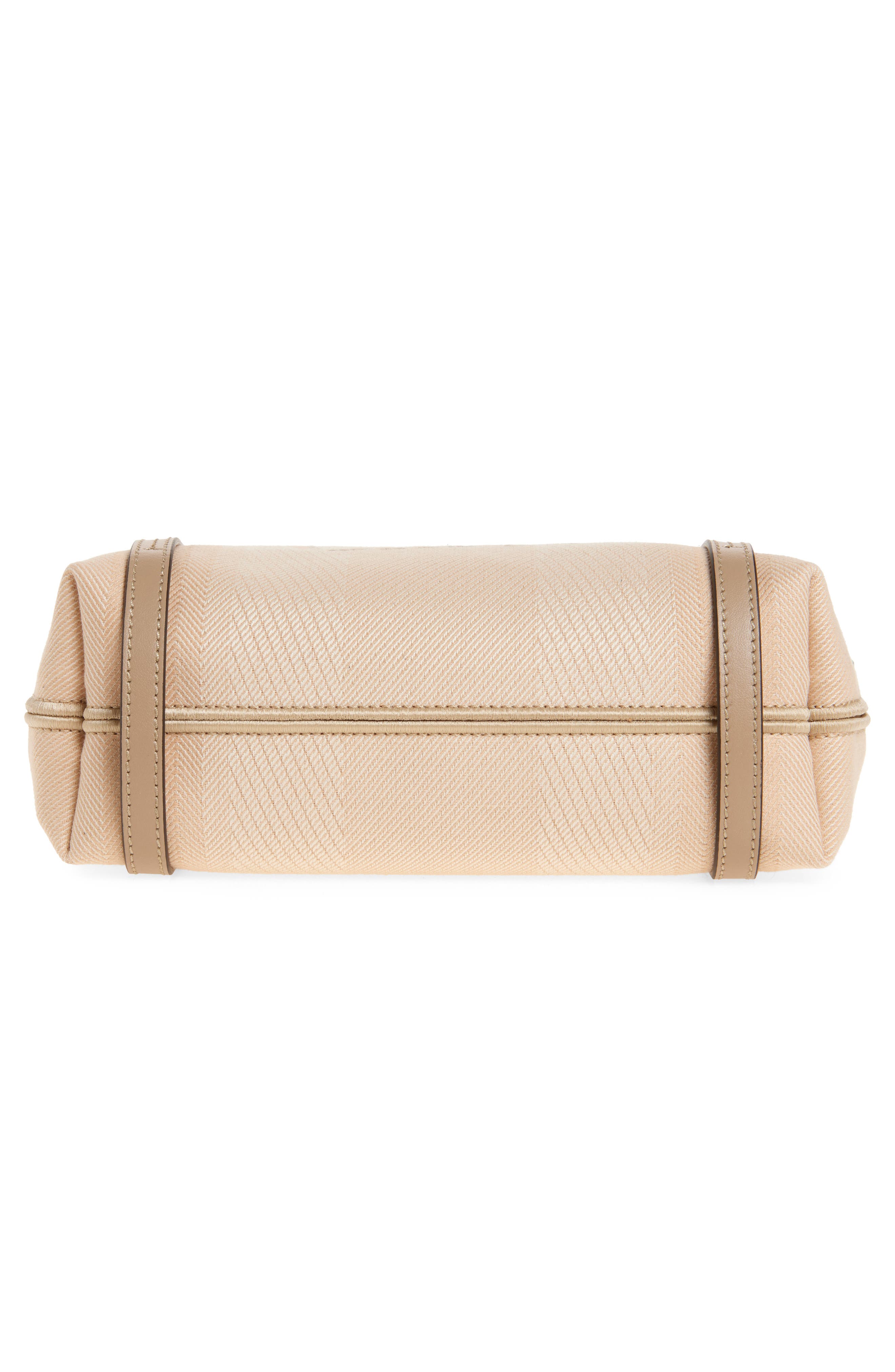 Chloé Carry Canvas Shoulder Bag, Alternate, color, Blushy Beige