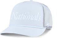 '47 Men's '47 Light Blue Washington Nationals Foundation Script Hitch Adjustable Trucker Hat
