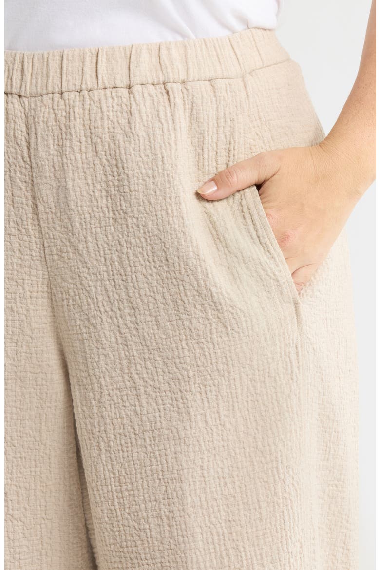 Stretch Organic Cotton Ankle Lantern Pants, Alternate, color, DOVE