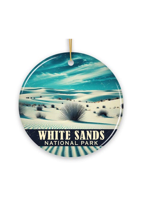 White Sands National Park Dunes Ceramic Ornament