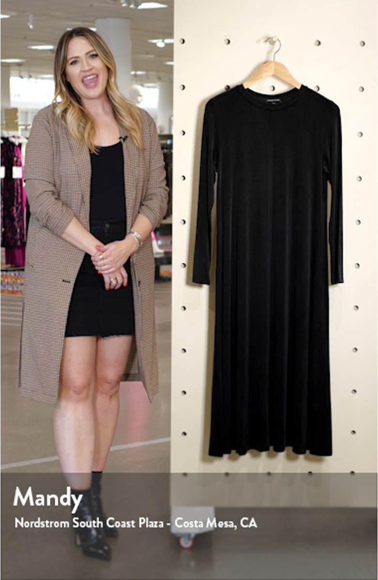 Long Sleeve Shift Dress, sales video thumbnail
